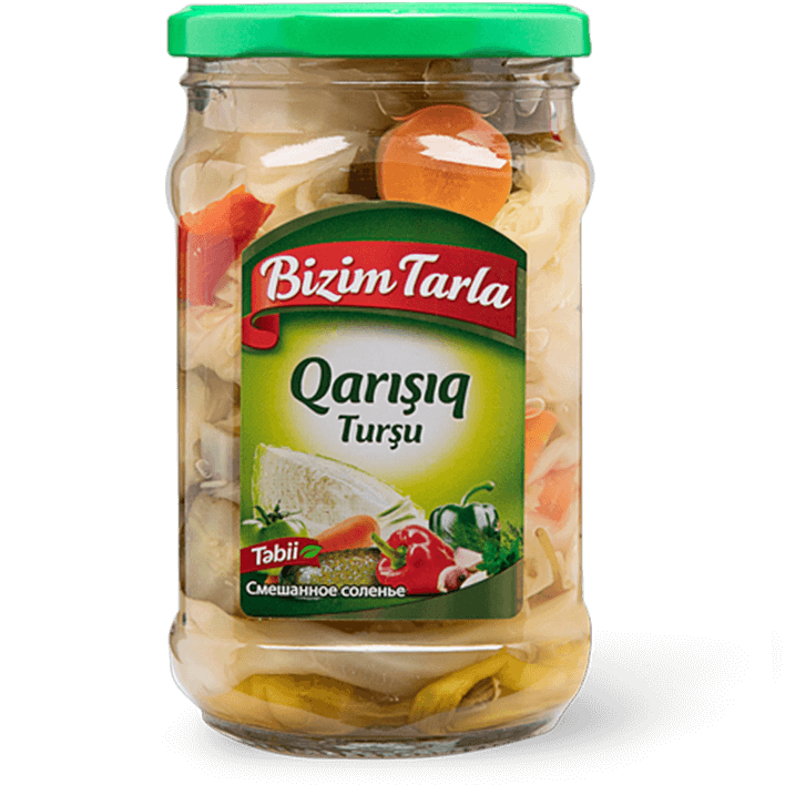 BIZIM TARLA MIXED PICKLE - QARIŞIQ TURŞU (670GR)