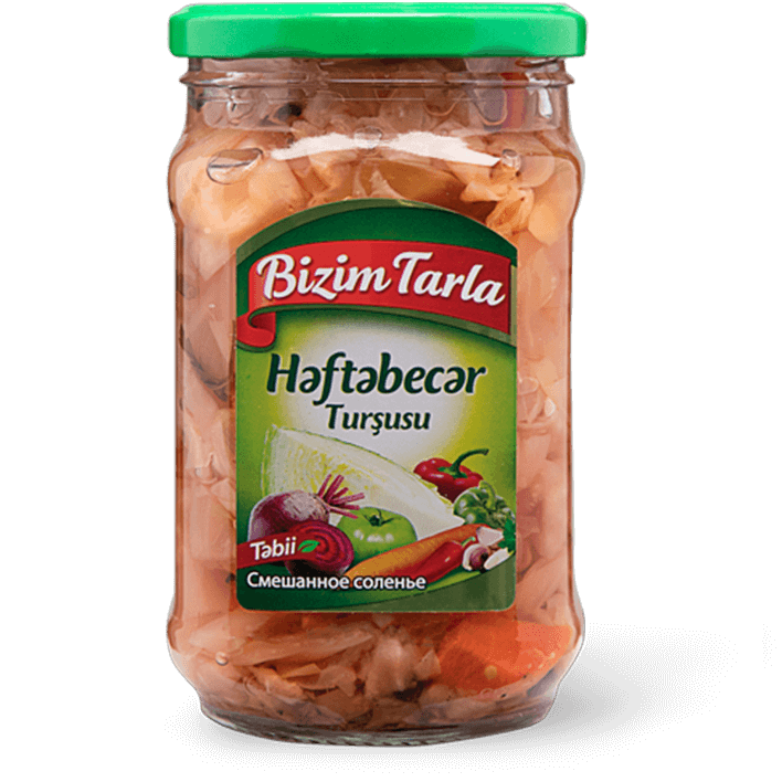 BIZIM TARLA MIXED PICKLE - HƏFTƏBECƏR TURŞUSU (670GR)