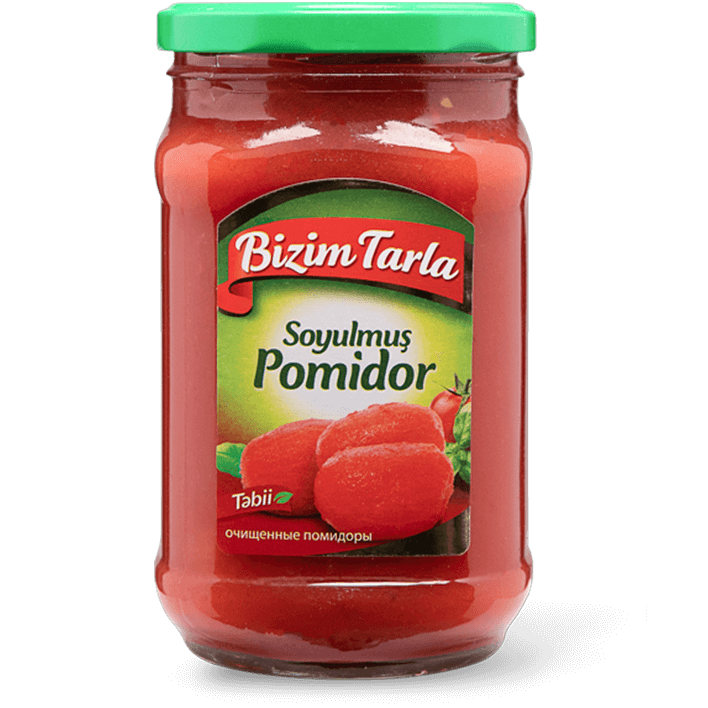 BIZIM TARLA PEELED TOMATOES - SOYULMUŞ POMIDOR (640GR)