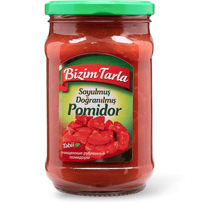 BIZIM TARLA CHOPPED TOMATOES - SOYULMUŞ DOĞRANMIŞ (640GR)
