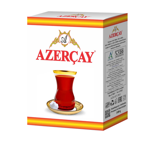AZERCAY BLACK FLAVOURED TEA -  QARA ƏTIRLI ÇAY (450GR)
