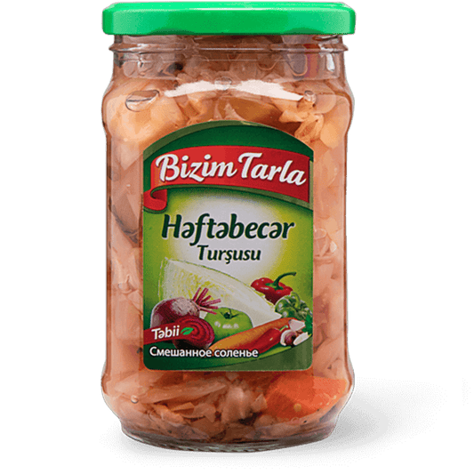 BIZIM TARLA MIXED PICKLE - HƏFTƏBECƏR TURŞUSU (670GR)