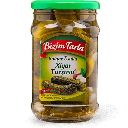 BIZIM TARLA BULGARIAN CUCUMBER PICKLE - BULQAR ÜSULU XIYAR TURŞUSU (670GR)