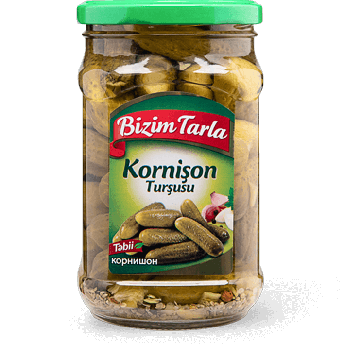 BIZIM TARLA CORNICHON PICKLE - KORNIŞON TURŞUSU (670GR)