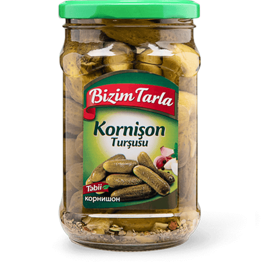 BIZIM TARLA CORNICHON PICKLE - KORNIŞON TURŞUSU (670GR)
