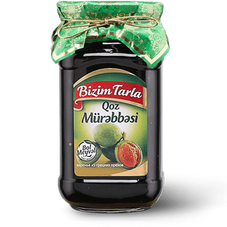 BIZIM TARLA WALLNUT PRESERVE - QOZ MÜRƏBBƏSİ (400GR)