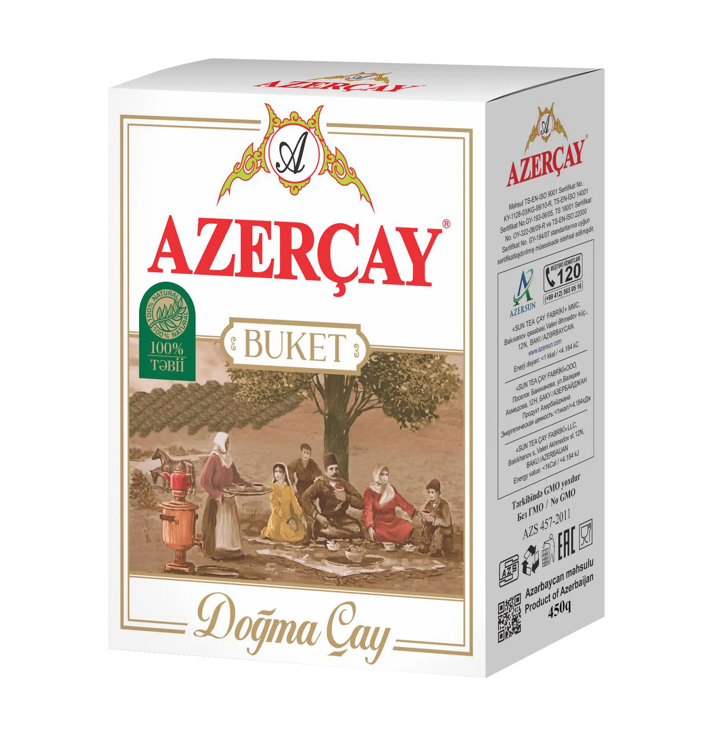 AZERCAY BLACK TEA BUKET - 450GR