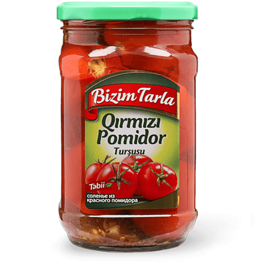 BIZIM TARLA RED TOMATO PICKLE - QIRMIZI POMIDOR TURŞUSU  (670GR)