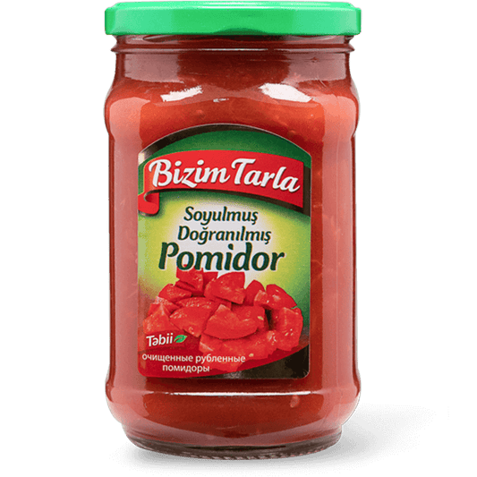 BIZIM TARLA CHOPPED TOMATOES - SOYULMUŞ DOĞRANMIŞ (640GR)