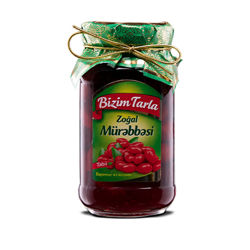 BIZIM TARLA CORNEL PRESERVE - ZOGAL MÜRƏBBƏSİ (400GR)