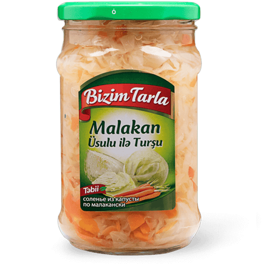 BIZIM TARLA MALAKAN STYLE CABBAGE PICKLE - MALAKAN ÜSULU TURŞU (670GR)