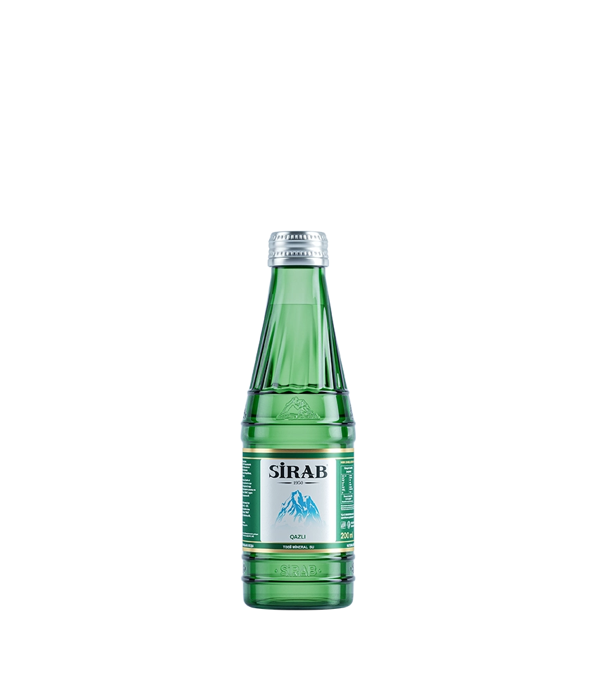 SIRAB SPARKLING WATER GLASS - QAZLI SU ŞÜŞƏDƏ 200ML